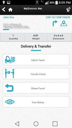 MyDistrict Delivery app Schermafbeelding 3