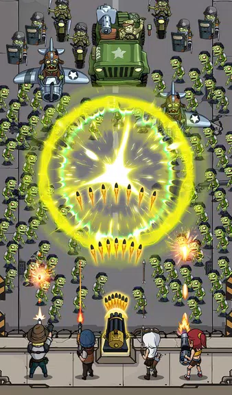 Zombie War Idle Defense Game Ekran Görüntüsü 2