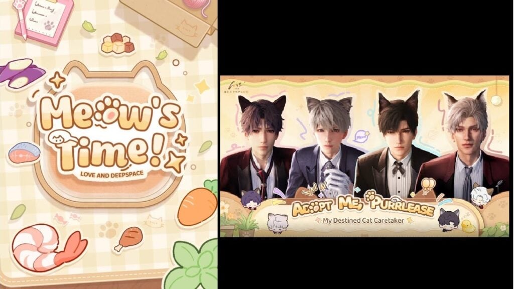 Hidangkan Makanan Gourmet kepada Kucing dalam Love and Deepspace Acara Comel!