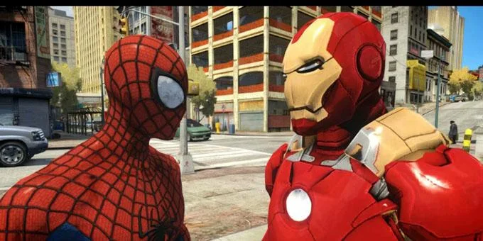 Spiderman vs Iron Man 3D Adventures स्क्रीनशॉट 0