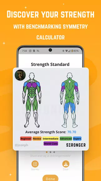 Stronger - Workout Gym Tracker Ekran Görüntüsü 1