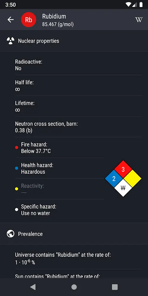 Periodic Table 2023 PRO Screenshot 2