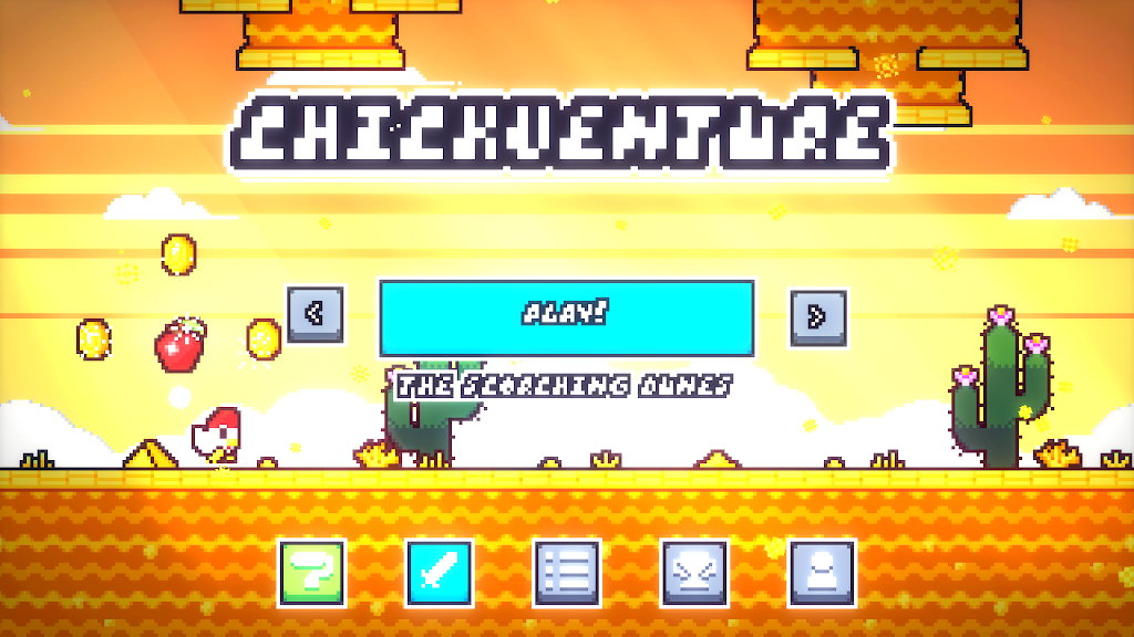 Chickventure: A Runner Game स्क्रीनशॉट 2