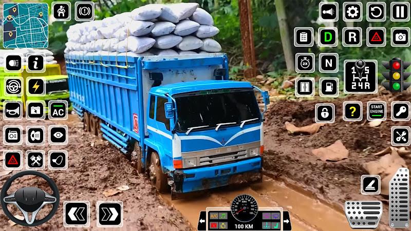 Offroad Mud Truck Driving Game ภาพหน้าจอ 1