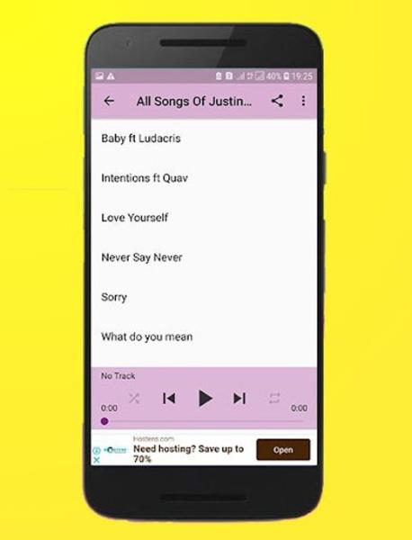 All Songs Of Justin Bieber Offline ภาพหน้าจอ 1