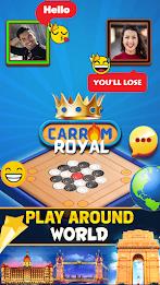 Carrom Royal : Disc Pool Game स्क्रीनशॉट 0