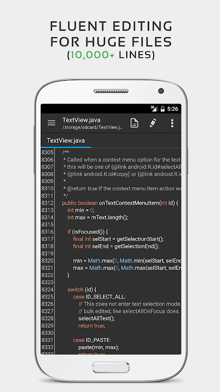 QuickEdit Text Editor Mod ภาพหน้าจอ 1