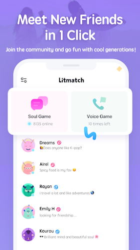 Litmatch - Make new friends スクリーンショット 0