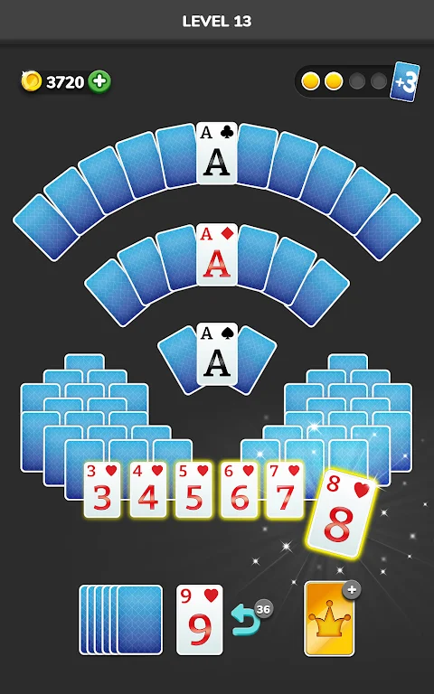 Solitaire 3D - Tripeaks Puzzle應用截圖第1張