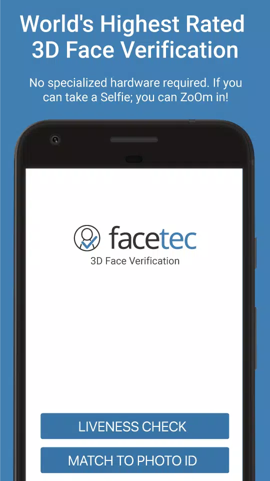 Schermata FaceTec Demo 0