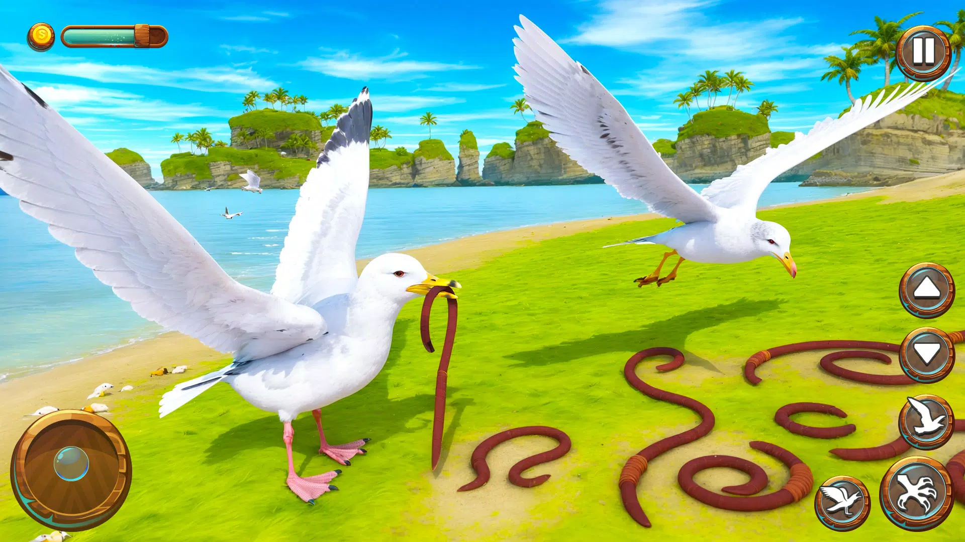 Seagull Bird Life Simulator Captura de tela 2