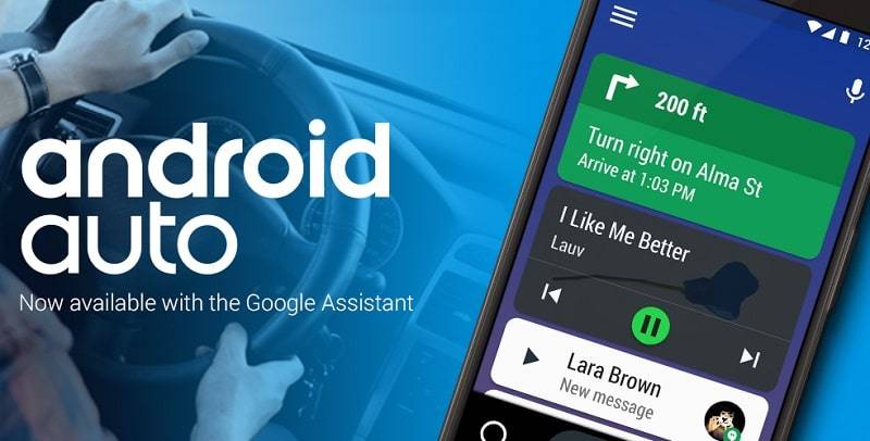 Android Auto – Google Maps, Media & Messaging ဖန်သားပြင်ဓာတ်ပုံ 0