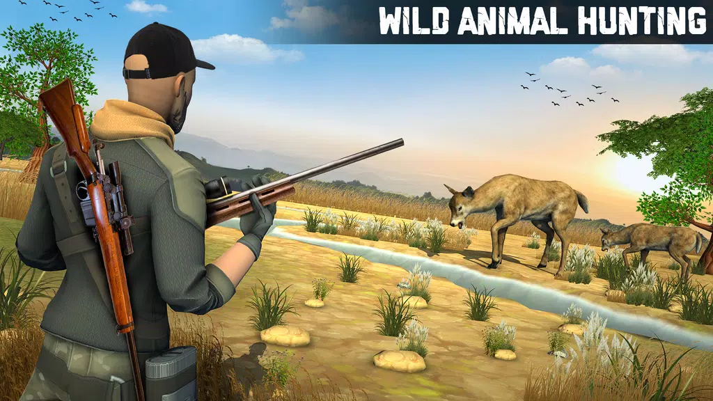 Wild Animal Hunting 3D Offline Скриншот 0