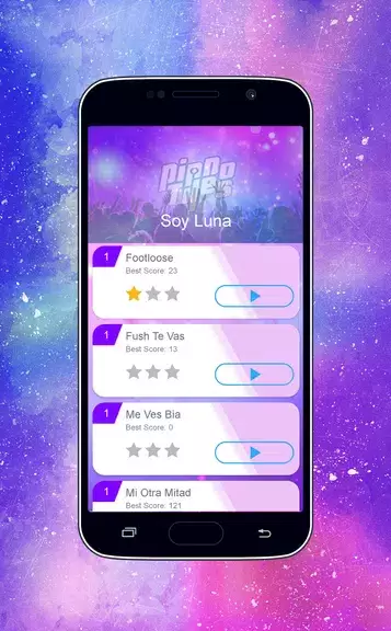 Schermata Piano Tiles - Soy Luna Girls Game 1