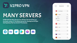 V2 Pro - v2ray VPN Ảnh chụp màn hình 3