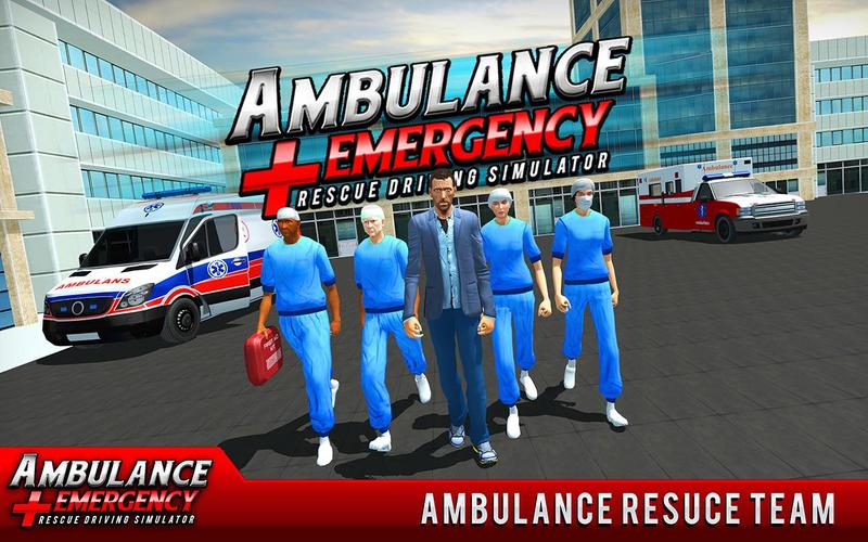 911 Ambulance City Rescue Game Captura de tela 3