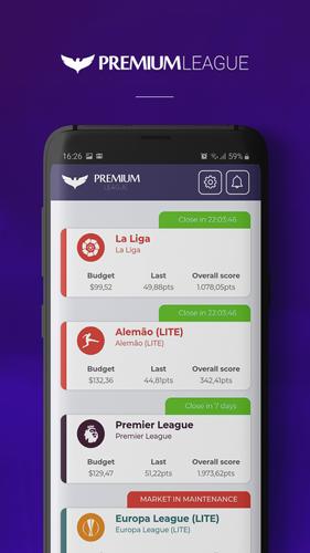 Premium League Fantasy Game應用截圖第1張