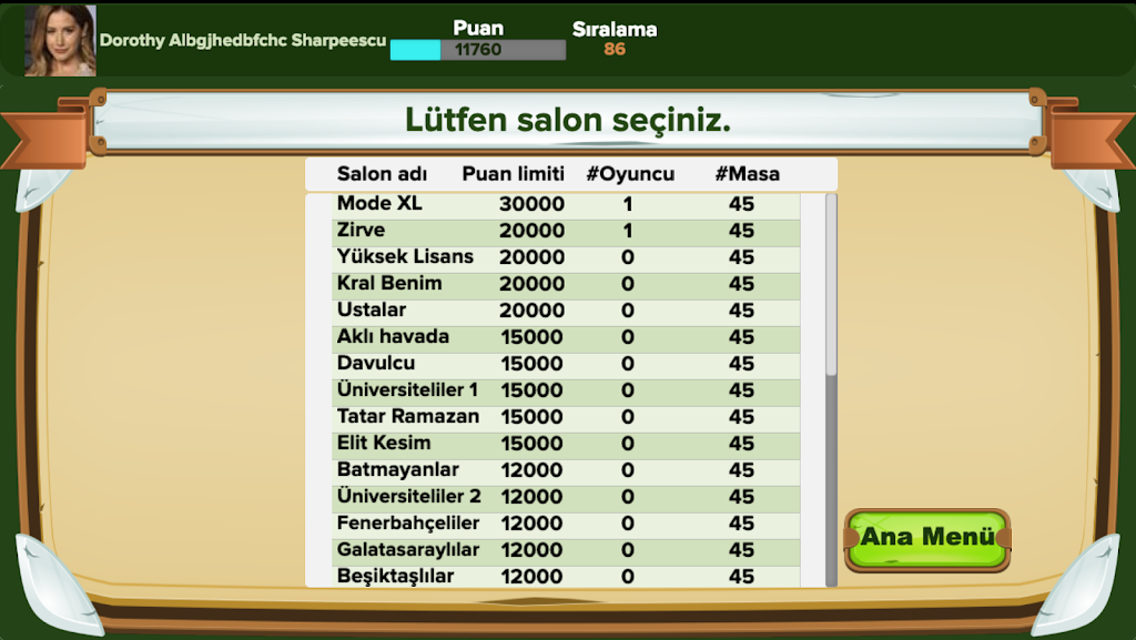 Eşli Batak Online Capture d'écran 2