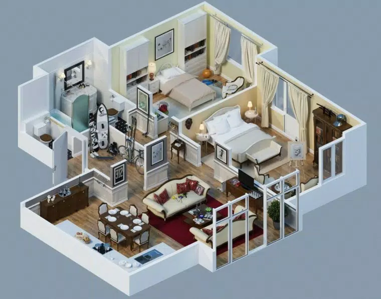 3D House Design Capture d'écran 0