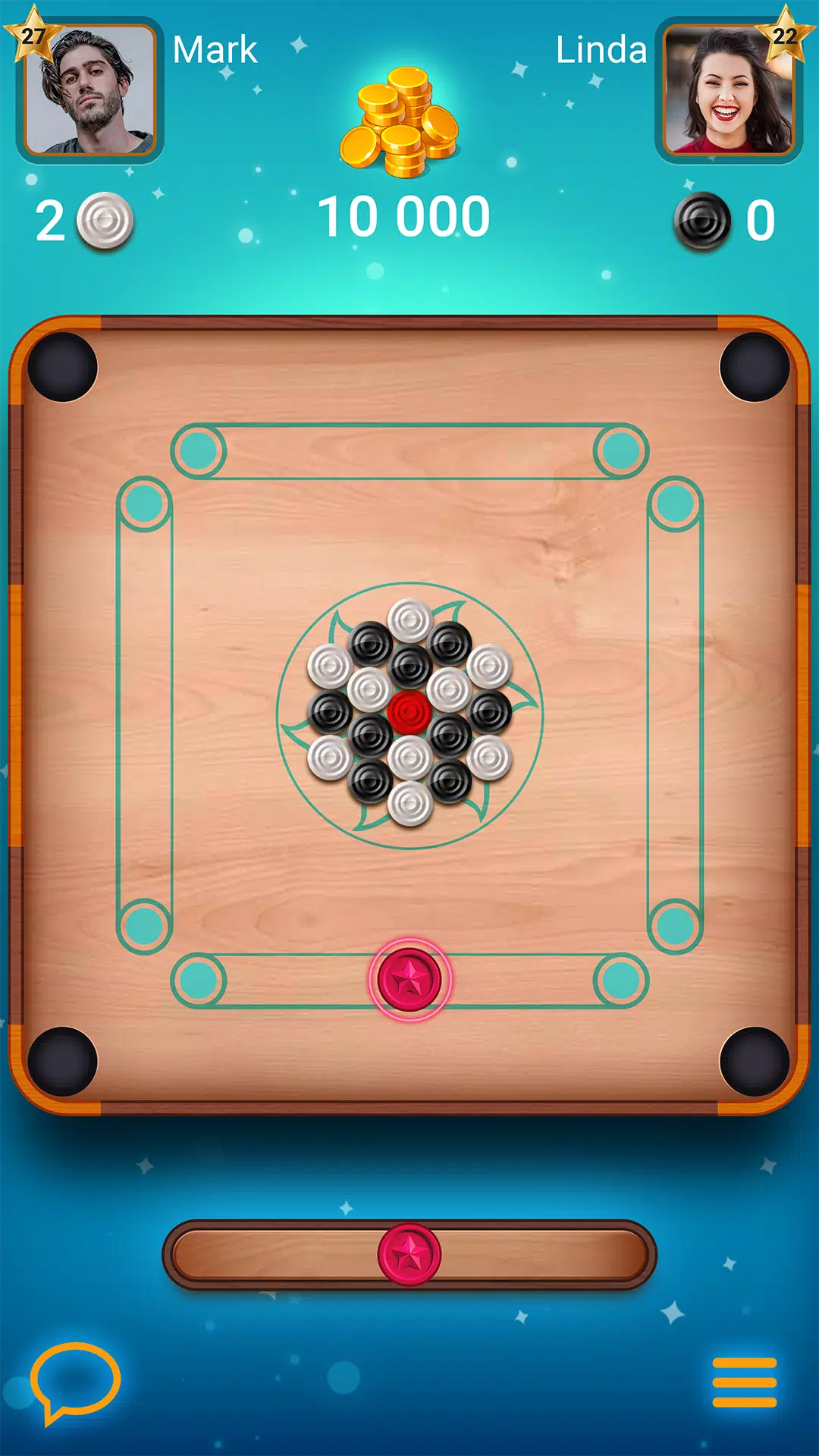 Carrom Lure - Disc pool game 스크린샷 2