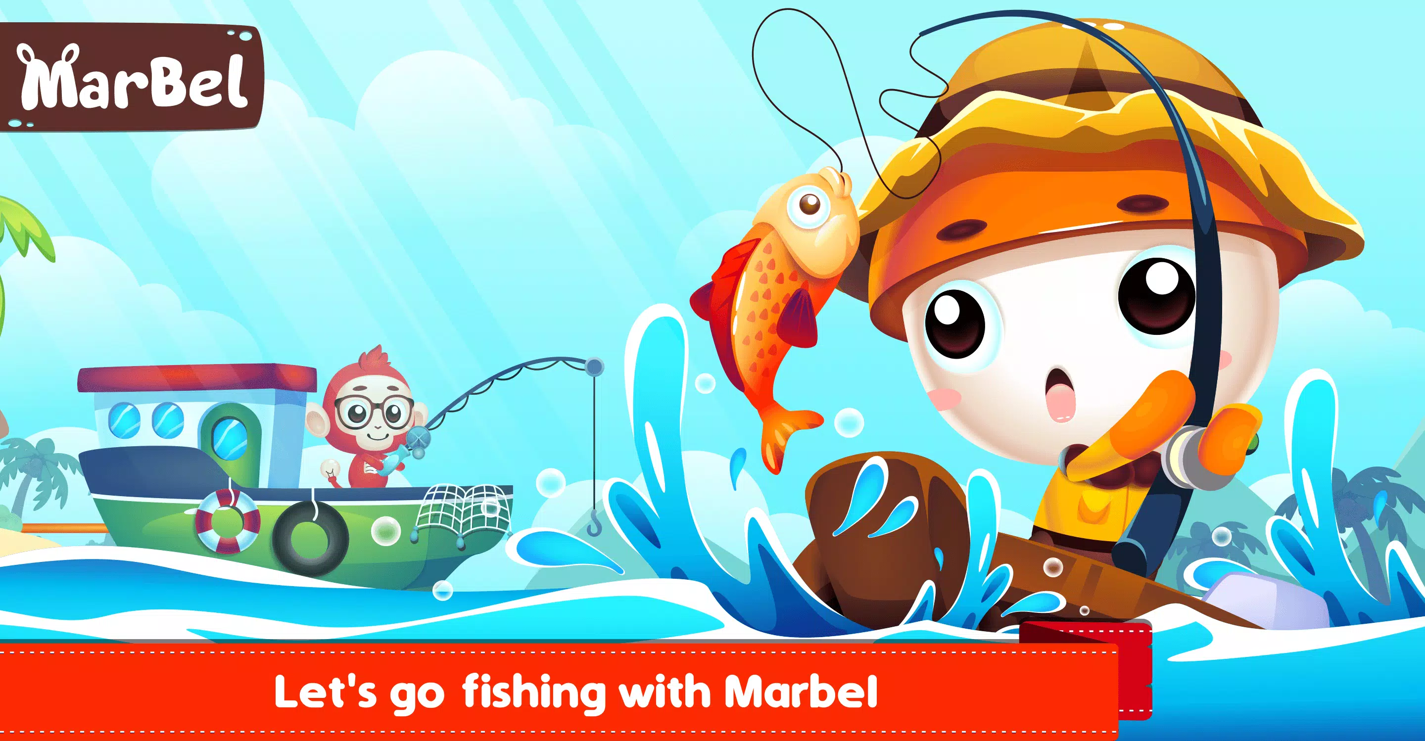 Marbel Fishing - Kids Games應用截圖第0張