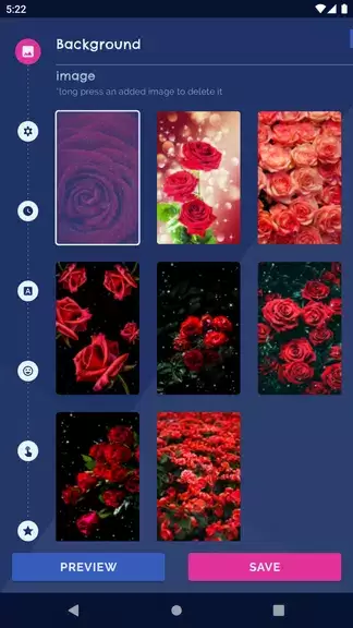 Schermata Red Rose 4K Live Wallpaper 0