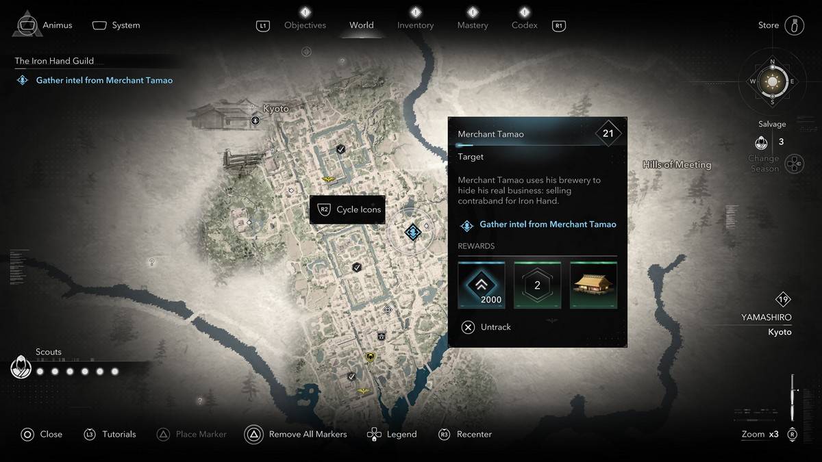 Merchant Tamao in Assassin's Creed Shadows