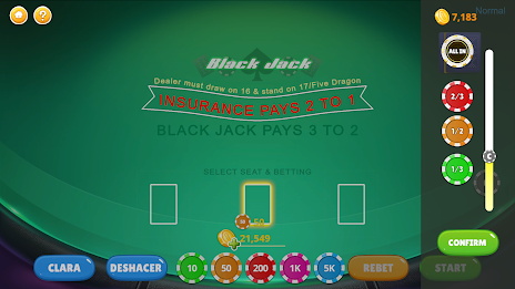 Blackjack - Casino World ဖန်သားပြင်ဓာတ်ပုံ 1