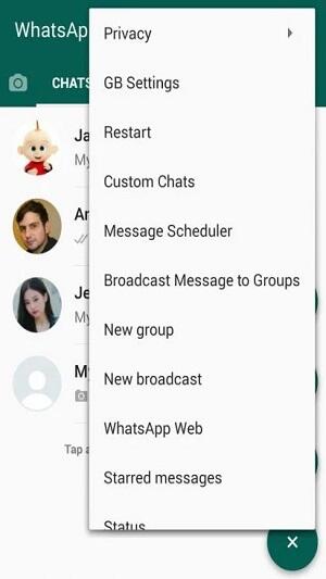 GB WhatsApp 17.80 Ảnh chụp màn hình 1