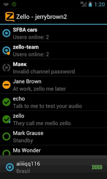 Zello PTT Walkie Talkie स्क्रीनशॉट 3