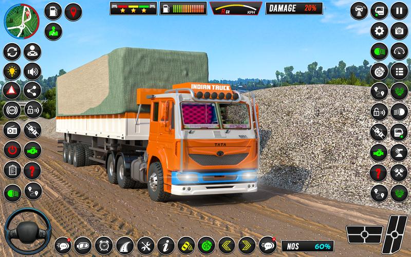 Indian Truck Game 3d Truck sim Zrzut ekranu 1