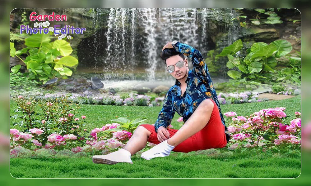 Garden Photo Frame Editor ဖန်သားပြင်ဓာတ်ပုံ 2