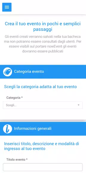 nowEvent - L'app a misura di evento Capture d'écran 3