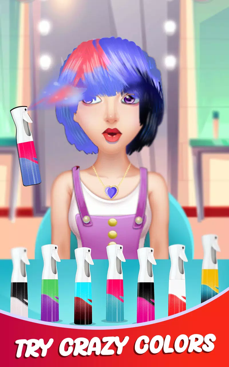 Fashion Girls Hair Salon Games Screenshot 0