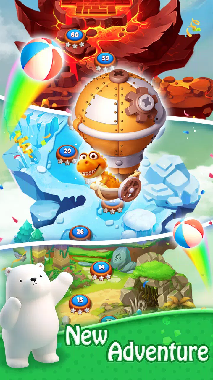 Bubble Shooter - Dino Match 스크린샷 3