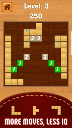 Block Puzzle : Classic Wood Tangkapan skrin 2