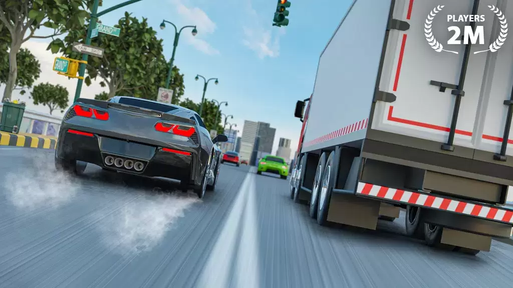 Turbo Traffic Car Racing Game Captura de pantalla 0