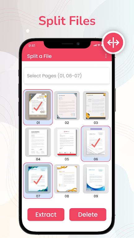 Split & Merge PDF files Zrzut ekranu 3