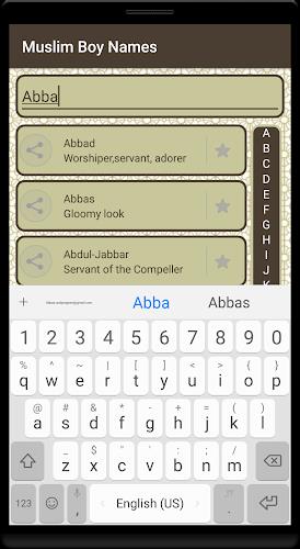 Muslim Names with Meaning : Gi Screenshot 3