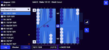 Backgammon Galaxy Captura de tela 1