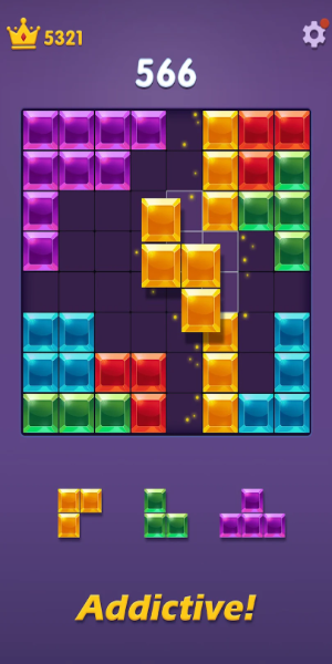 Blocks Puzzle: Gem Blast Tangkapan skrin 1