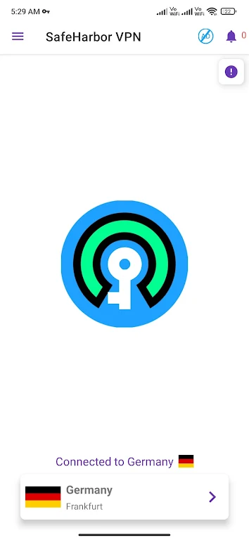 SafeHarbor VPN Ekran Görüntüsü 1