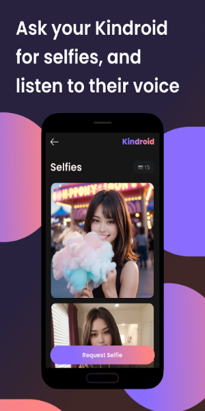 Kindroid: AI Companion Chat Captura de pantalla 1