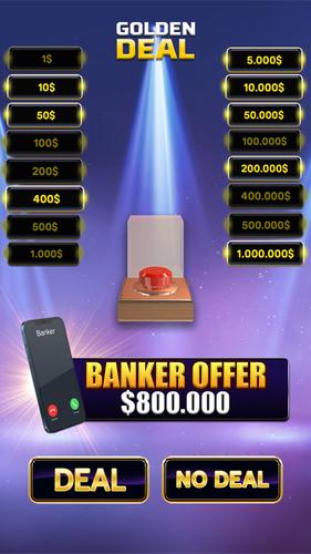 Schermata Million Golden Deal Game 1