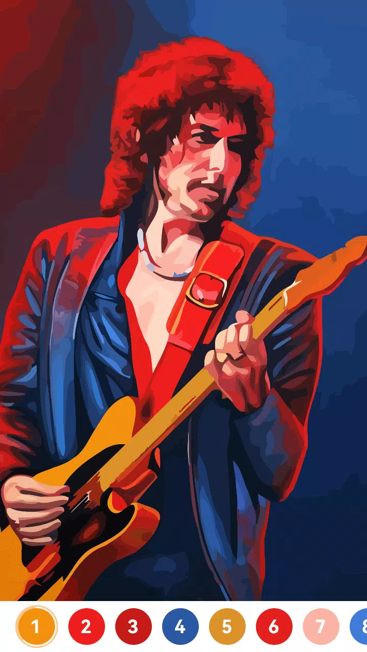 Celebrity Paint by Number Game Ảnh chụp màn hình 2