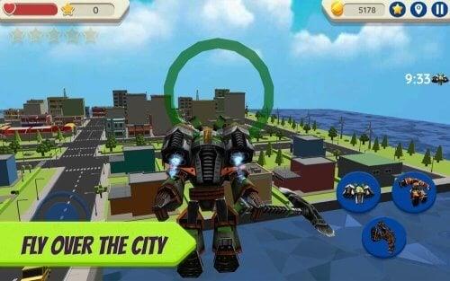 Schermata Robot Hero: City Simulator 3D 3