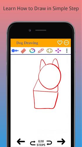 How to Draw Dog Step by Step應用截圖第0張