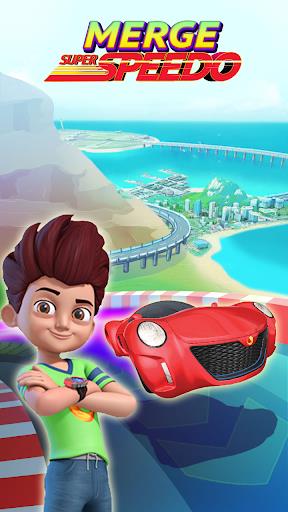 Merge Super Speedo - Kicko Car Tycoon Captura de pantalla 0