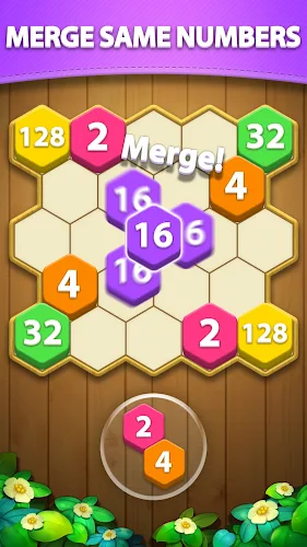 Hexa Block Puzzle - Merge! स्क्रीनशॉट 2