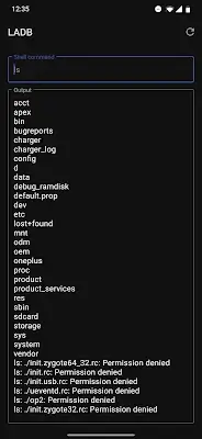 LADB — Local ADB Shell Ekran Görüntüsü 1